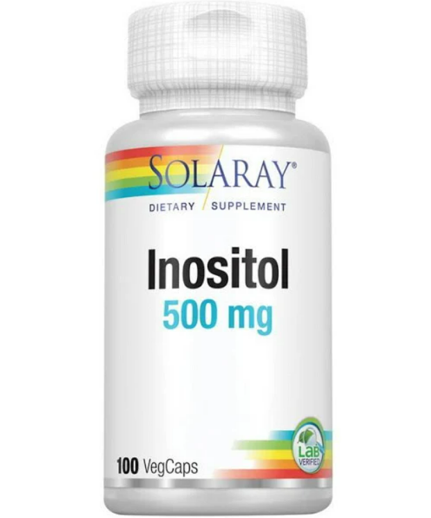 Инозитол Solaray Inositol 500 мг 100 Veg Caps (SOR-04358)