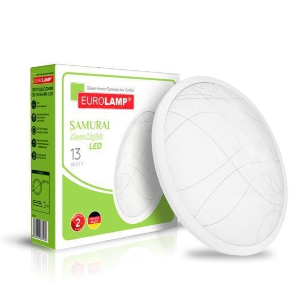 Светильник накладной LED Eurolamp Samurai круглый матовый T23 13W 4000K (24575950) Светильник накладной LED Eurolamp Samurai круглый матовый T23 13W 4000K (24575950)