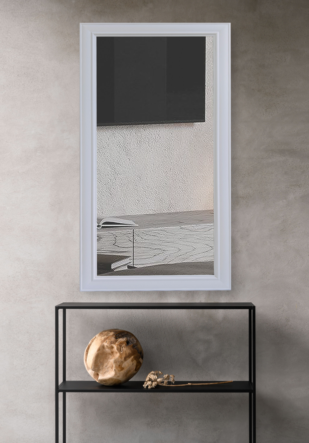 Дзеркало в рамці CRYSTAL GLASS 2260 1700x600 мм Білий (С3911)