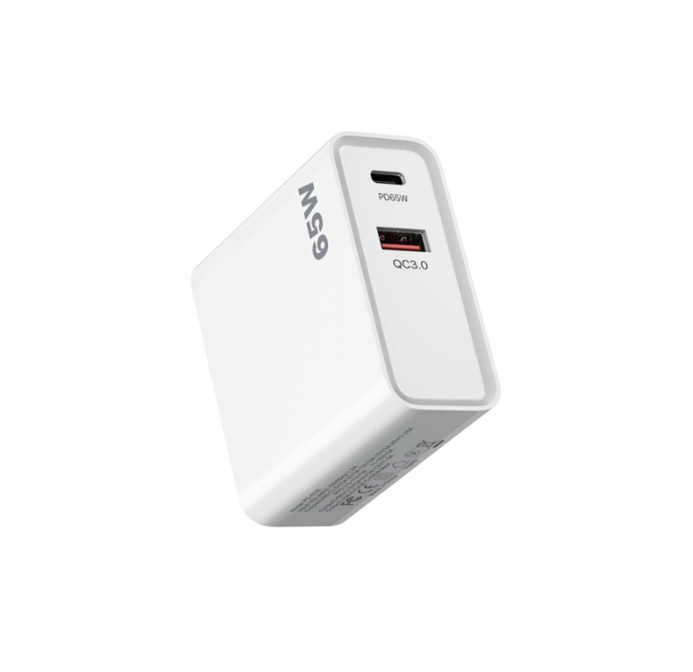 Зарядний пристрій мережевий ACME PD-65W Quick Charger Power Delivery USB Type-C PD 65 W Білий - фото 5