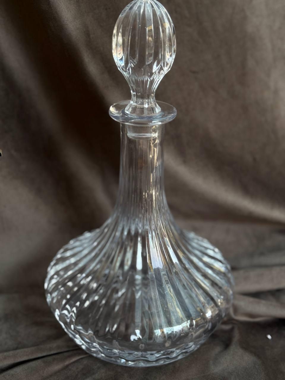 Декантер для виски YIWU стеклянный 750 мл Прозрачный (HP-19-19) - фото 3 Декантер для виски YIWU стеклянный 750 мл Прозрачный (HP-19-19) - фото 3