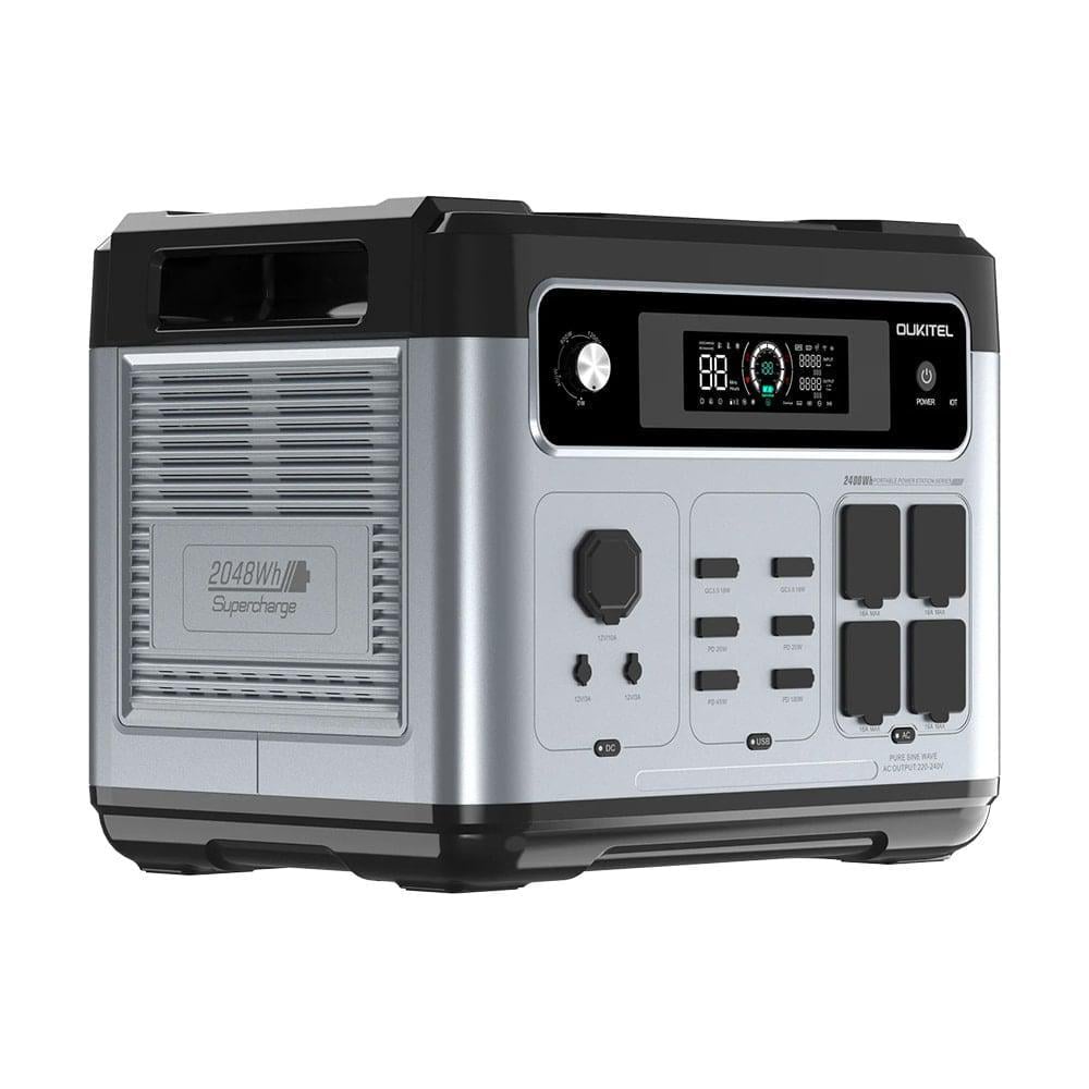 Зарядная станция портативная Oukitel P2400E 2400W 2048Wh (42-00236) - фото 4 Зарядная станция портативная Oukitel P2400E 2400W 2048Wh (42-00236) - фото 4