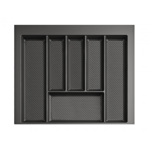 Лоток кухонный Rejs 600 мм для столовых приборов 490x550x55 мм Графит (714992)