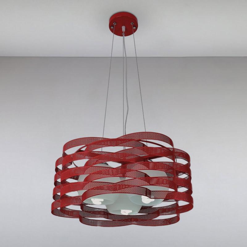 Люстра подвесная Light House LS-15133-3 Красный (8655)
