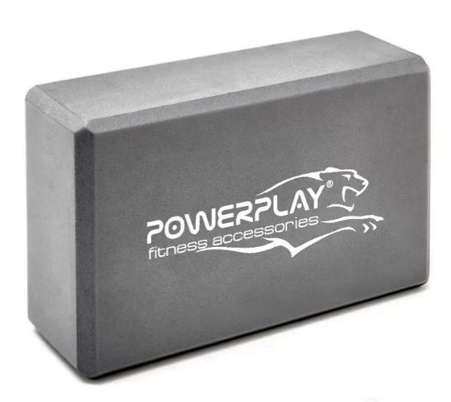 Блок для йоги PowerPlay 4006 Yoga Brick Серый (PP_4006_Grey_Yoga_Brick) - фото 2 Блок для йоги PowerPlay 4006 Yoga Brick Серый (PP_4006_Grey_Yoga_Brick) - фото 2