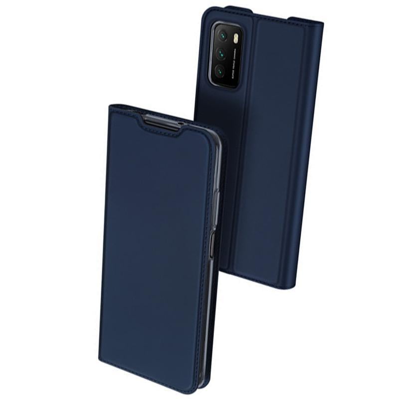 Чехол-книжка Dux Ducis с карманом для визиток для Xiaomi Poco M3/Redmi 9 Power/Redmi 9T Синий (160271) - фото 2 Чехол-книжка Dux Ducis с карманом для визиток для Xiaomi Poco M3/Redmi 9 Power/Redmi 9T Синий (160271) - фото 2