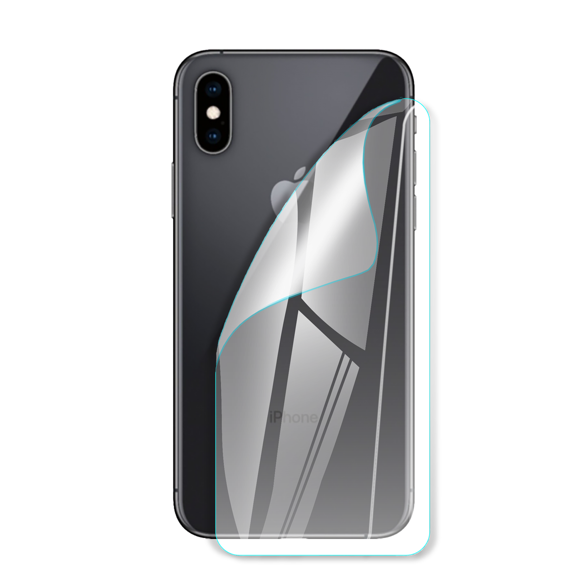 Защитная полиуретанова глянцевая пленка Simple Armor на корпус смартфона Apple iPhone X (PF-S02CSG-002-021)
