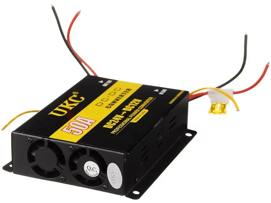 Перетворювач напруги UKC Converter DC/DC 24v-12v 50 A (4074) - фото 2