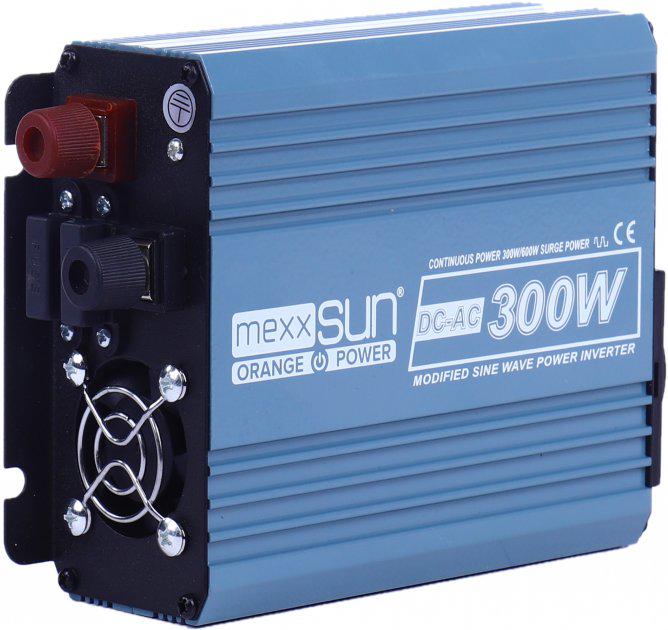 Інвертор напруги Mexxsun MXS-300 12V/220V 300W з модифікованою синусоїдою 1 Shuko клемні дроти Q12 (DR010642) - фото 4