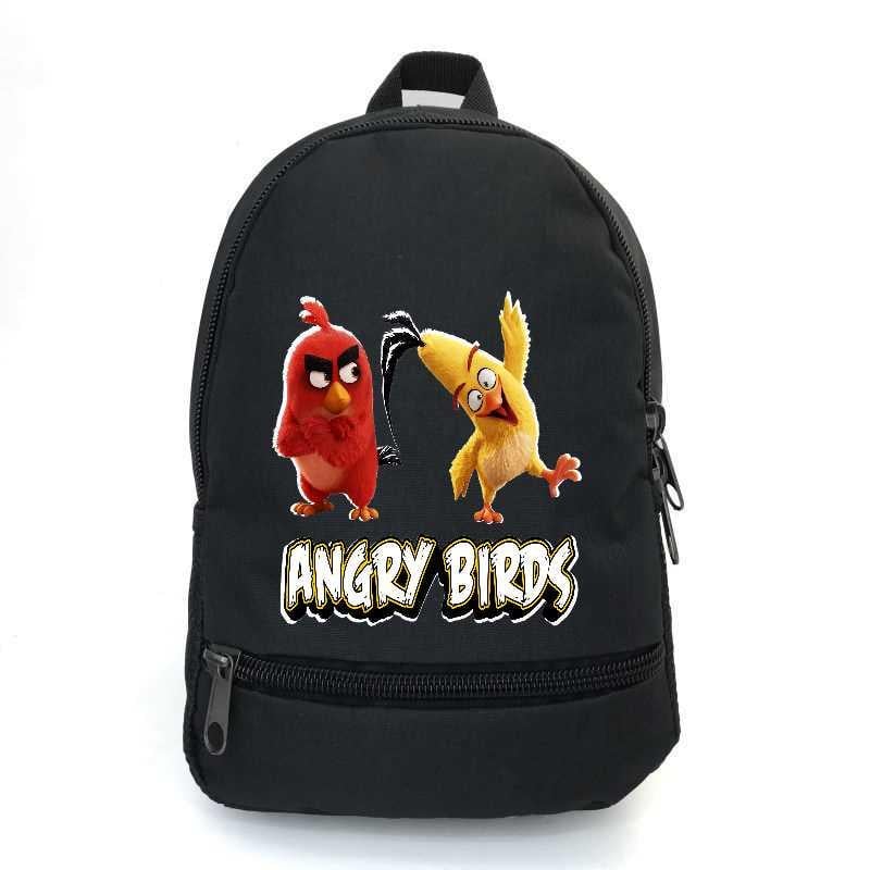 Школьный рюкзак подростковый Cappuccino Toys с принтом Angry Birds ANG-004 12,5 л Черный (2133990329)