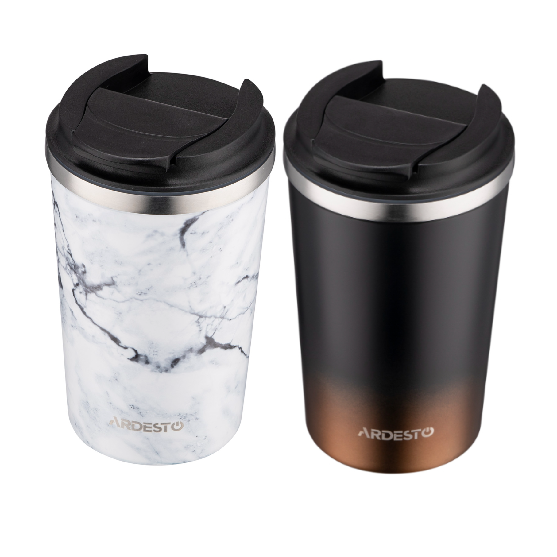 Набор для двоих термокружки Ardesto Marmo и Black&Copper 360 мл (26363)