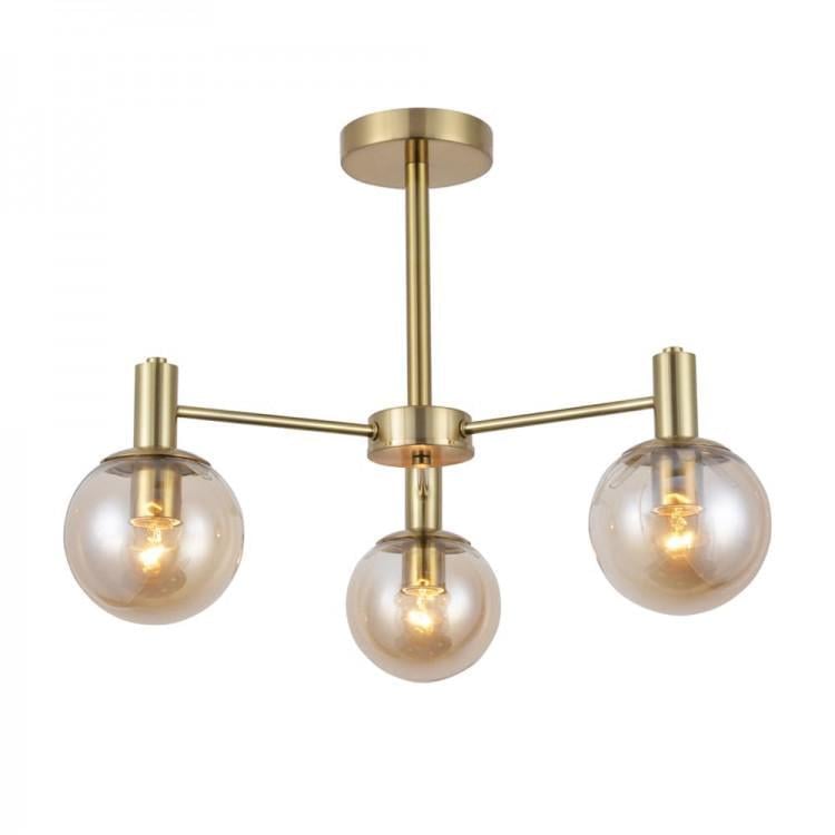 Люстра потолочная накладная ARDERO BL1530/2 NEAPOL под лампу Золотой (27712611)