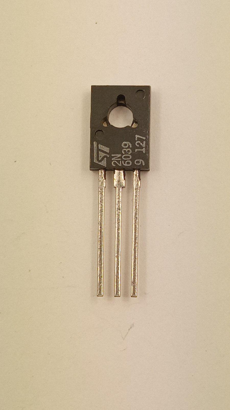Транзистор 2N6039 npn Darl 80V 4A h>750 TO-126 (16678)