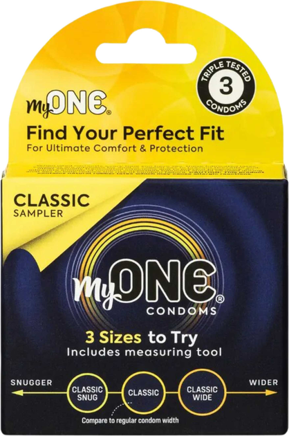 Презервативы My ONE Classic Sampler 3 шт. (ROZ6501053466)