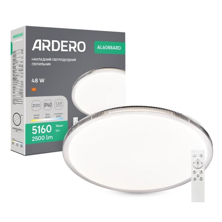 Светильник светодиодный накладной AL6088ARD MODA 48 Вт Белый (31158531)