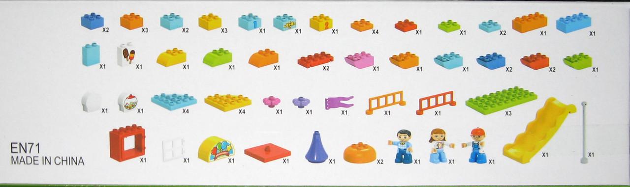 Конструктор JDLT 5402 Игровая площадка 68 деталей в коробке - фото 3