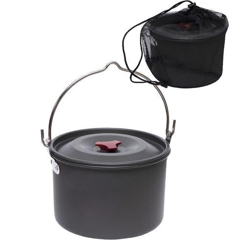 Каструля туристична для пальника алюміній 4л Grey (928157) Каструля туристична для пальника алюміній 4л Grey (928157)