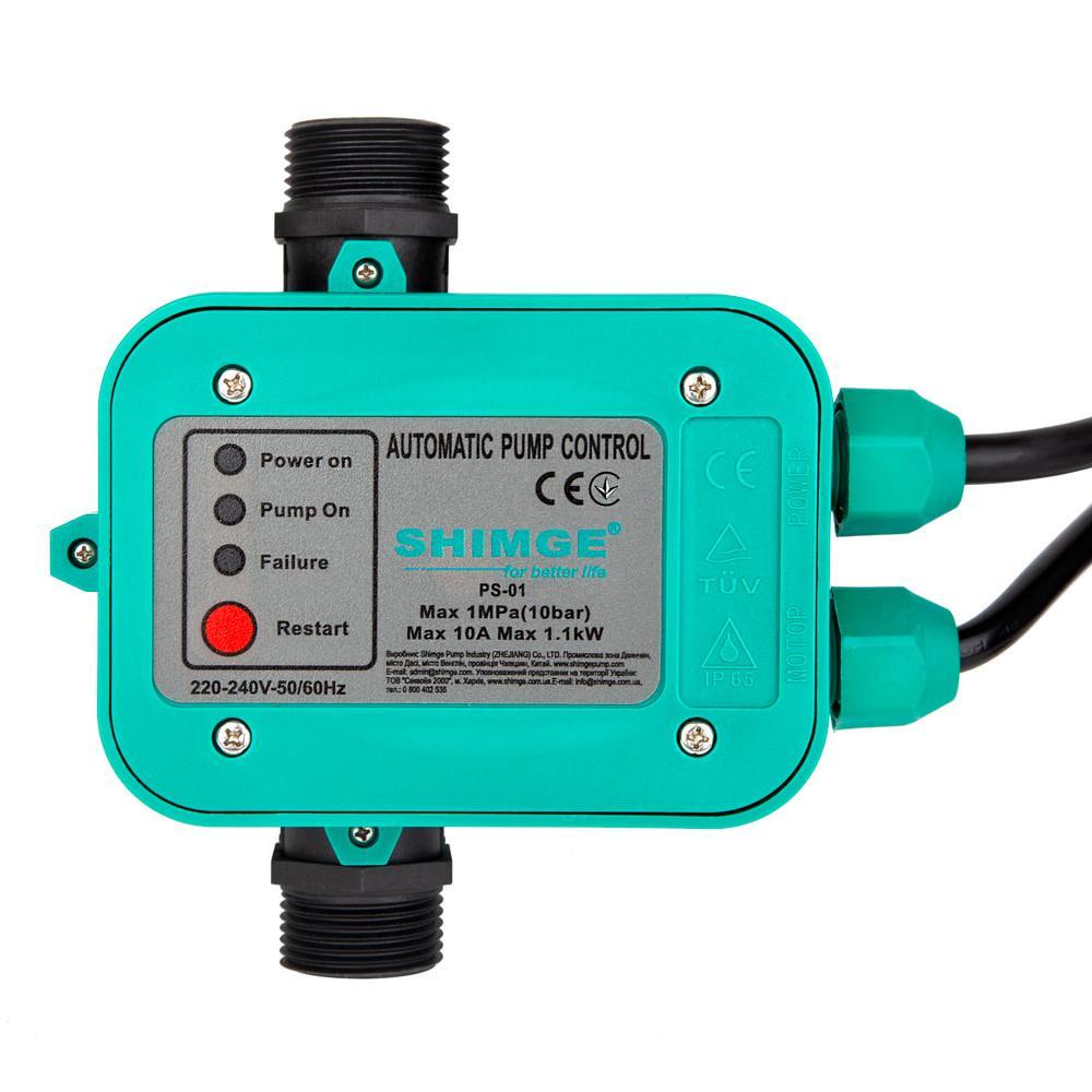Контроллер давления SHIMGE PS-01L 1,1 кВт (1048163)