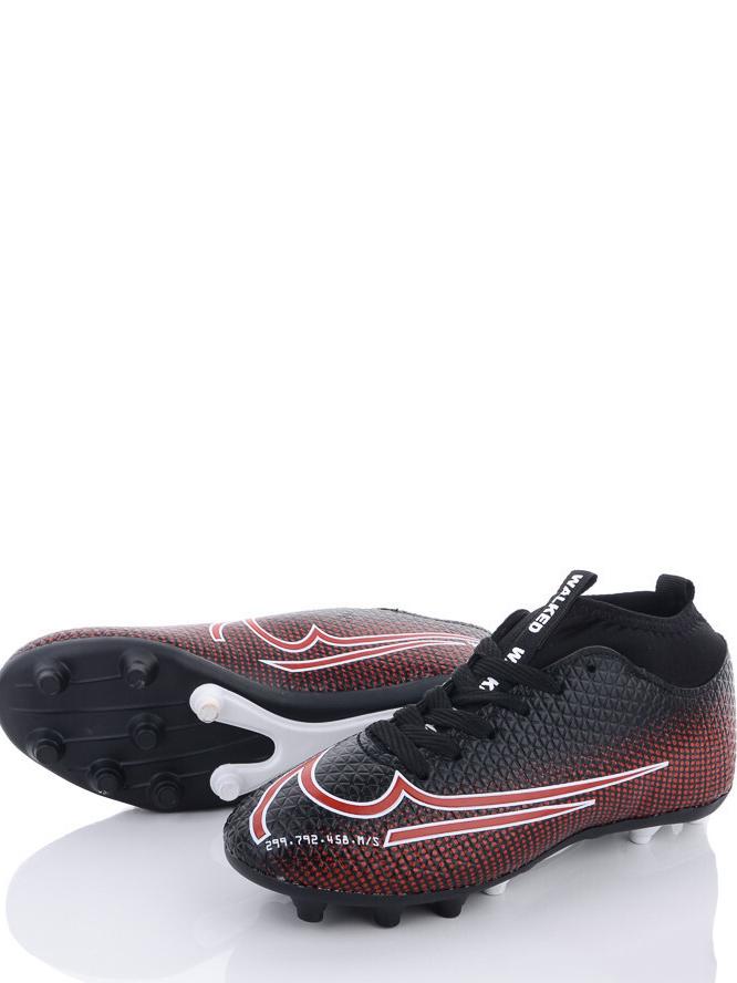 Бутсы шипованные Walked R808-black р. 36 Черный