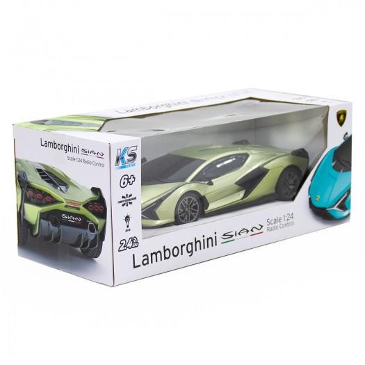 Автомобиль KS Drive Lamborghini Sian 1:24 с р/у Зеленый (124GLSG-ks) - фото 9