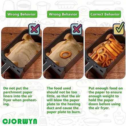 Форми пергаментні для аерогрилю духовки мультипечі 50 шт. 22/14 см (SAM-50G) - фото 6 Форми пергаментні для аерогрилю духовки мультипечі 50 шт. 22/14 см (SAM-50G) - фото 6