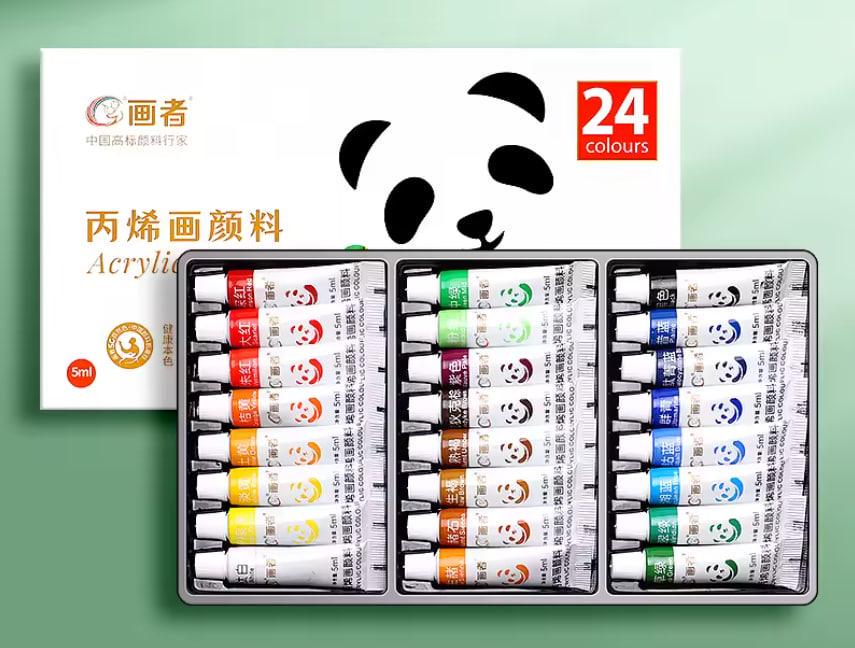 Пігменти для малювання набір акрилових фарб 5 мл 24 кол. - фото 6 Пігменти для малювання набір акрилових фарб 5 мл 24 кол. - фото 6