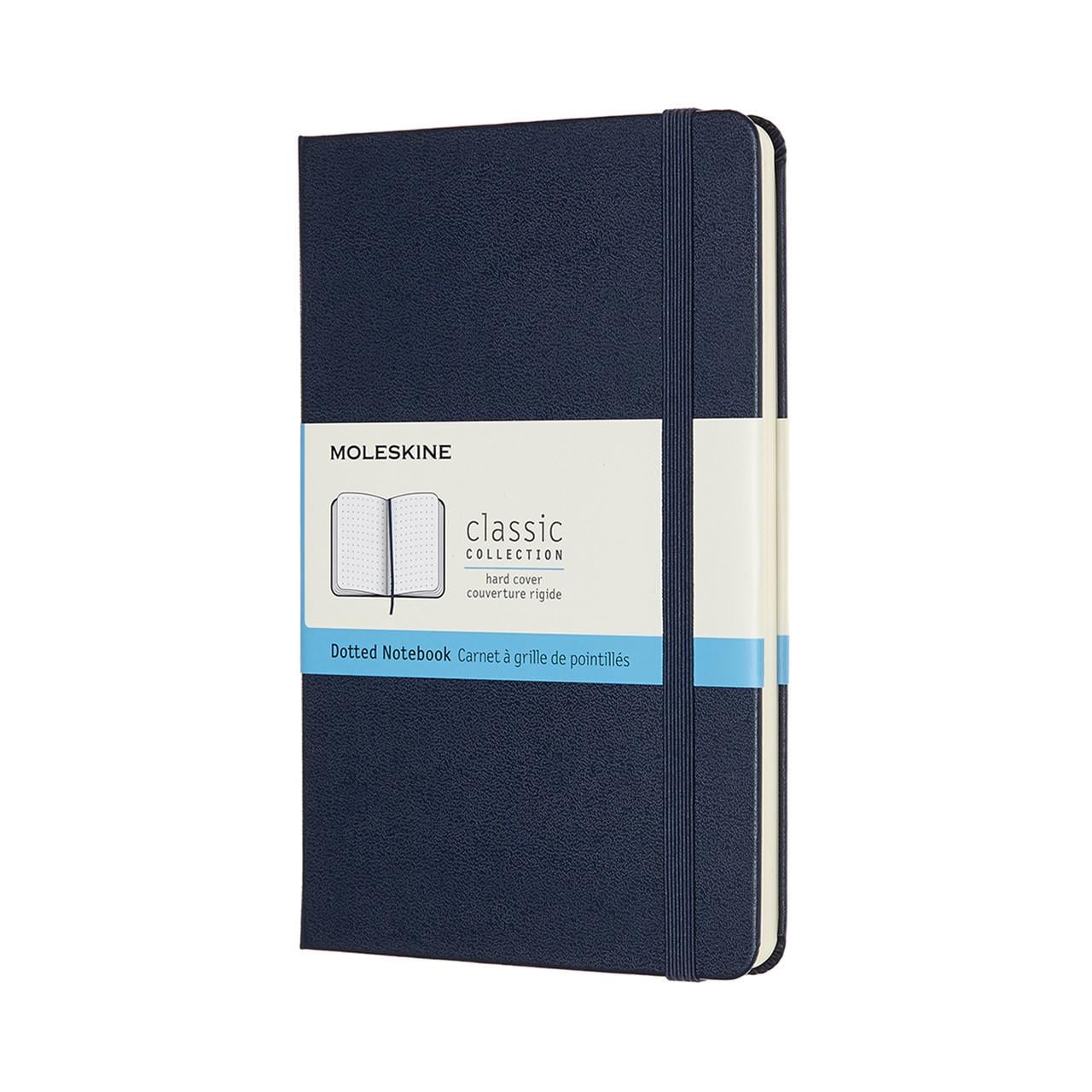 Блокнот Moleskine Classic медиум 11,5х18 см 192 страницы в точку Сапфир