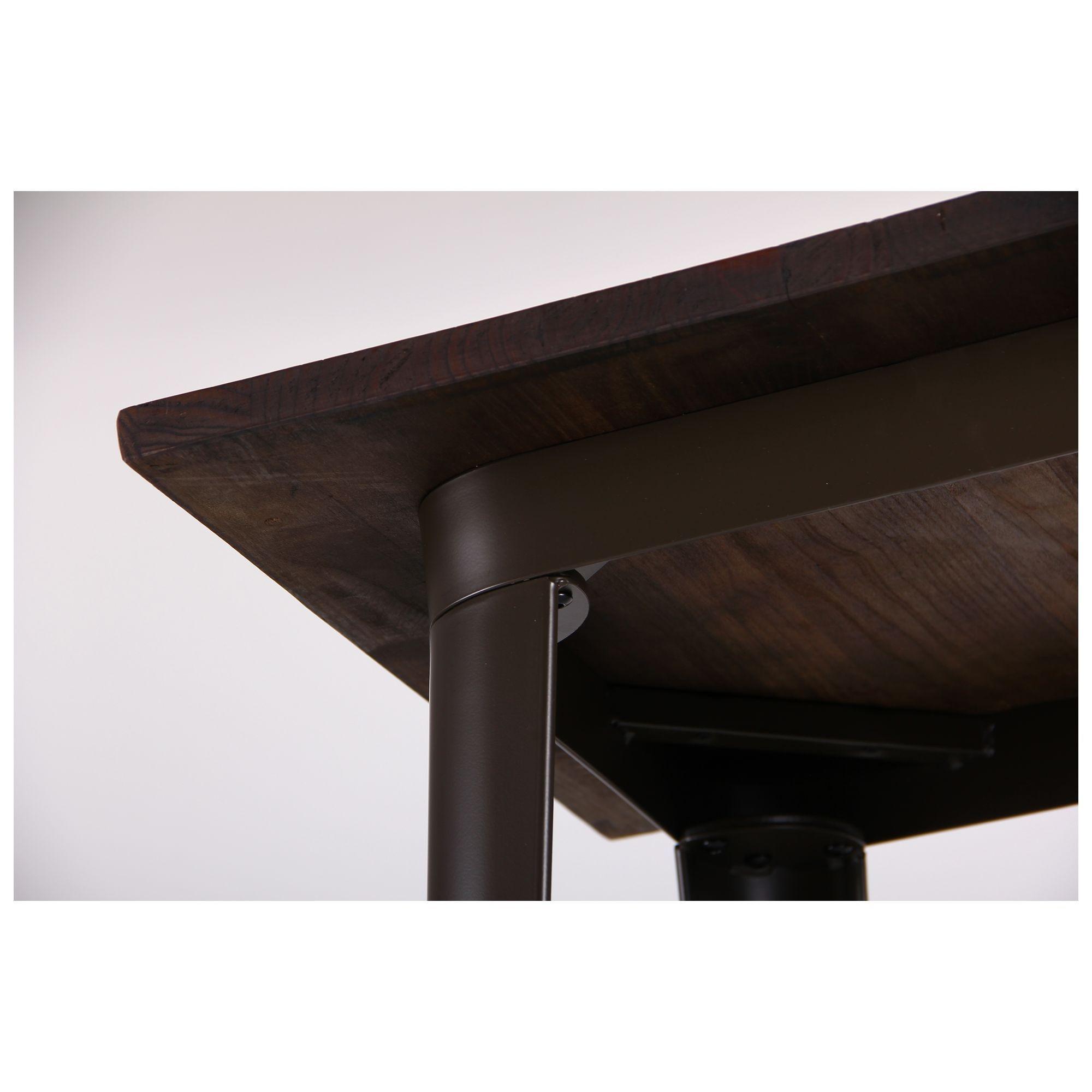 Стіл обідній квадратний AMF Slash з дерева Гевея та нержавіючої сталі 600х600 мм Кавовий/Чорний (521114) - фото 5 Стіл обідній квадратний AMF Slash з дерева Гевея та нержавіючої сталі 600х600 мм Кавовий/Чорний (521114) - фото 5