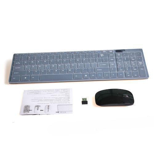 Комплект клавіатура та миша бездротова keyboard K06 Black (004050) - фото 6