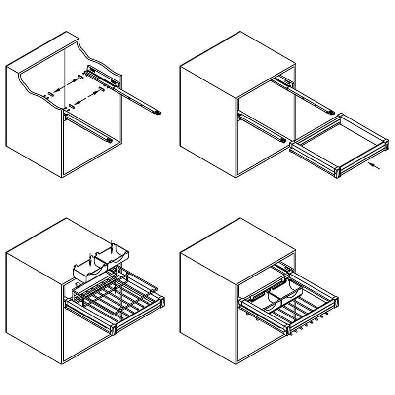 Брючниця центральна Muller з 2 лотками 564-664 мм (31805) - фото 9 Брючниця центральна Muller з 2 лотками 564-664 мм (31805) - фото 9