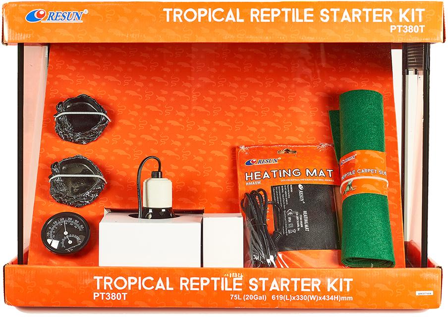 Набор террариумный Resun PT 380T с оборудованием тропики 619х330х434 мм (6933163321481)