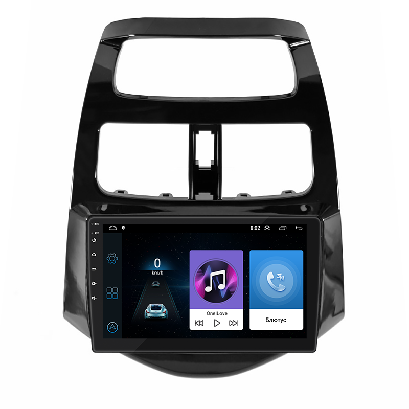 Магнітола штатна 9" Lesko для Chevrolet Spark III 2009-2016 1/16Gb Wi-Fi GPS Baseт