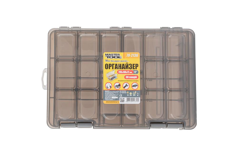 Органайзер двосторонній Mastertool 12 295х186х72 мм 30 секцій - фото 3 Органайзер двосторонній Mastertool 12 295х186х72 мм 30 секцій - фото 3