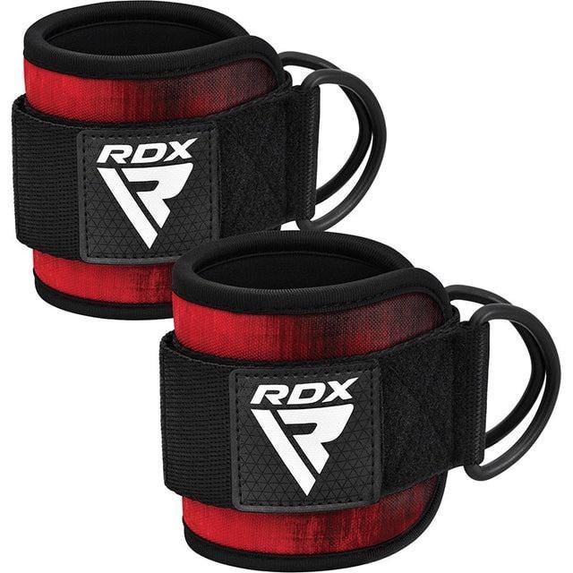 Манжеты на щиколотке RDX A4 Gym Ankle Pro Red Pair (A-013145) - фото 1