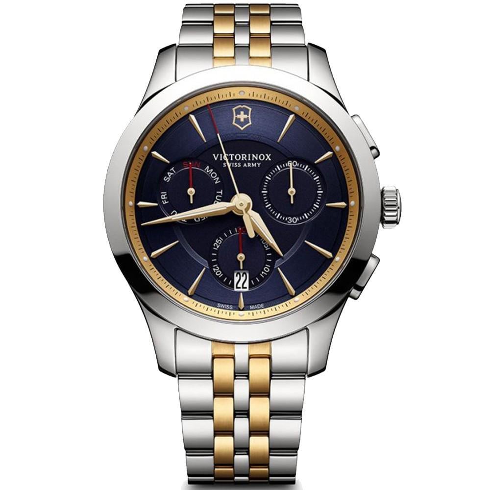 Наручний годинник чоловічий Victorinox Swiss Army Alliance Chrono кварцевий Silver (V249118)