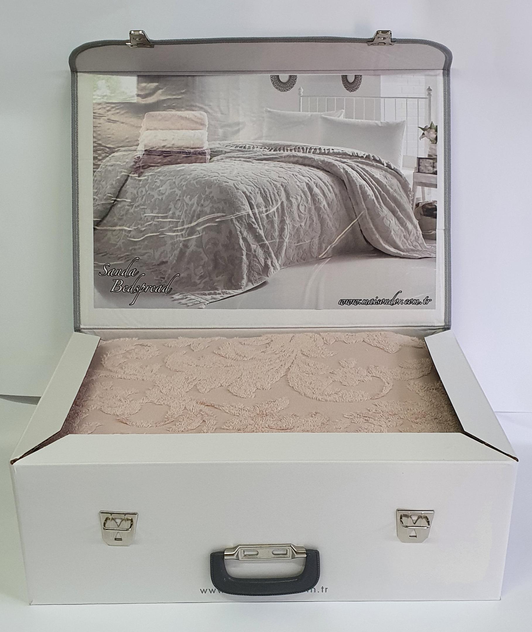 Покрывало махровое Maison D'or Sanda 220x240 Rosa (CN4064)