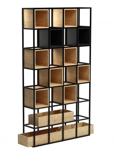 Стеллаж для хранения Loft NS-1710 2600x1860x350 мм Черный (6156d57d3edc877ba85898e9)