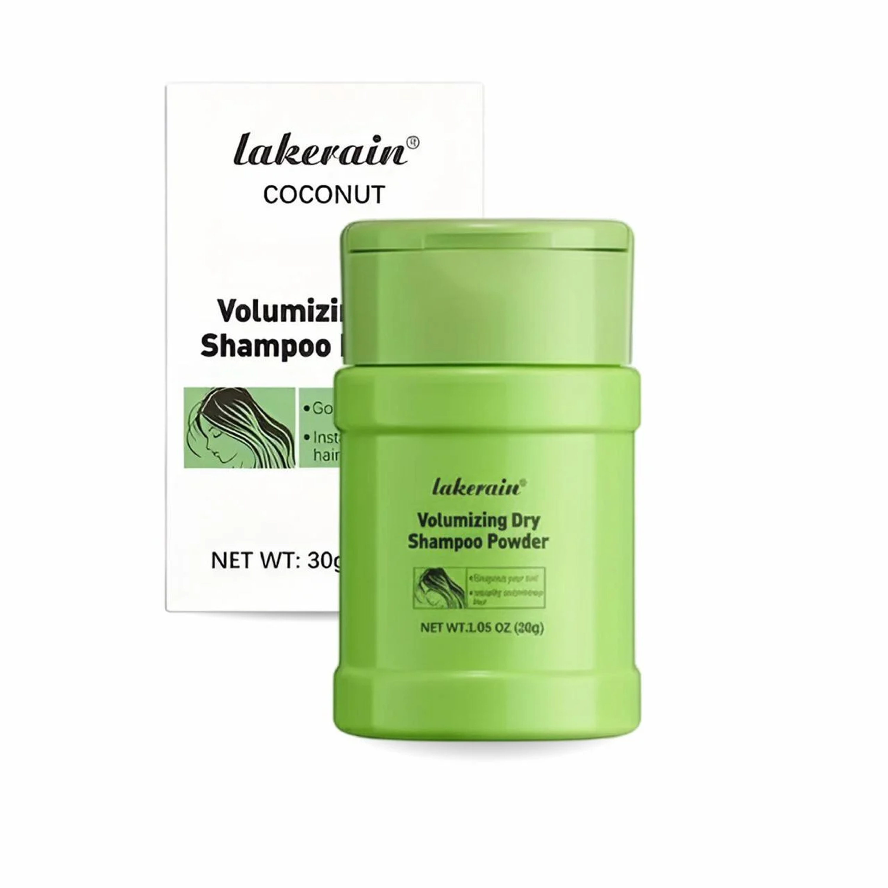 Шампунь сухий Lakerein з ефектом об'єму та ароматом кокоса 30 г (2767546375)