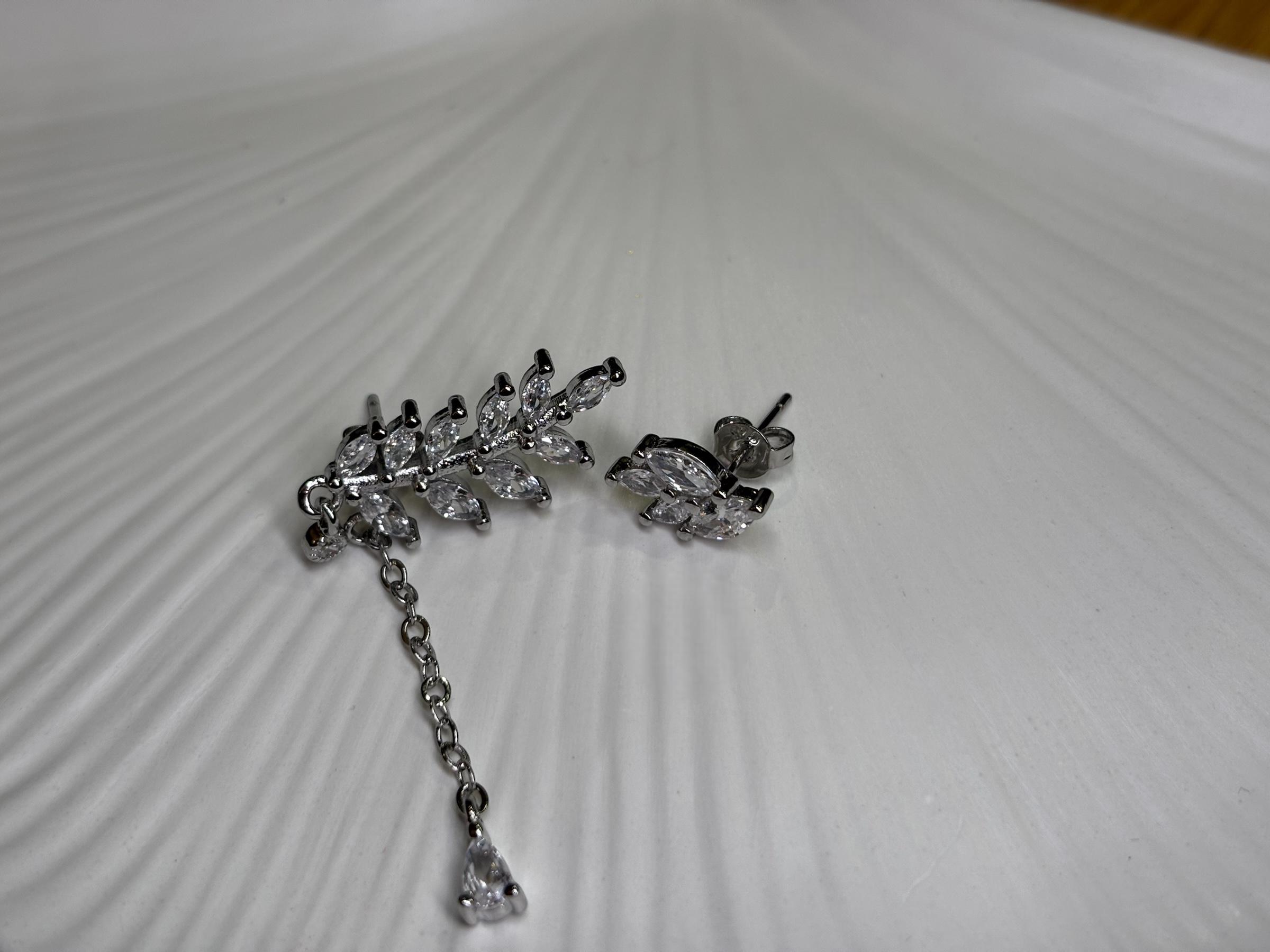 Серьги Mirshine Branch Silver (23345330)