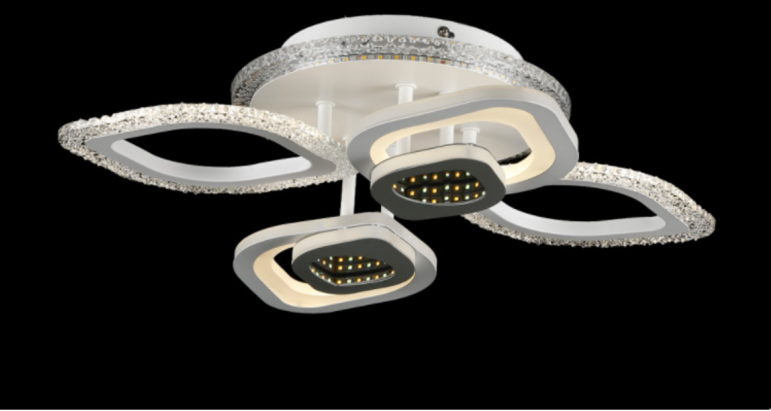 Светодиодная люстра LK29056/2/2/1 LED WT/GREY Белый/Серый (AN000835)