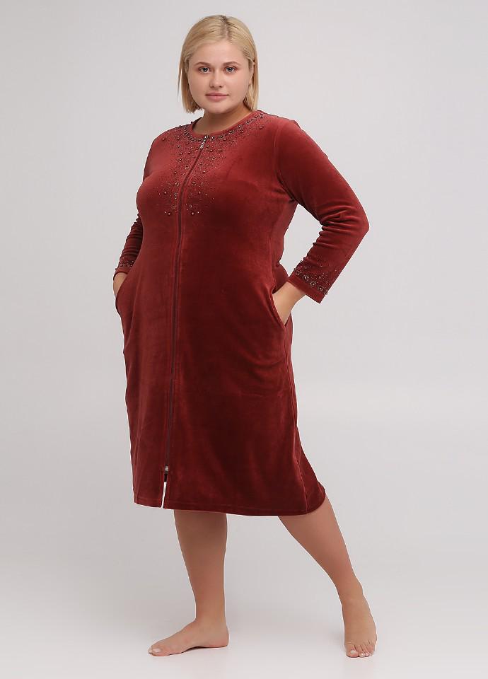 Халат Wild love ХL Терракотовый (21203-38) Халат Wild love ХL Терракотовый (21203-38)