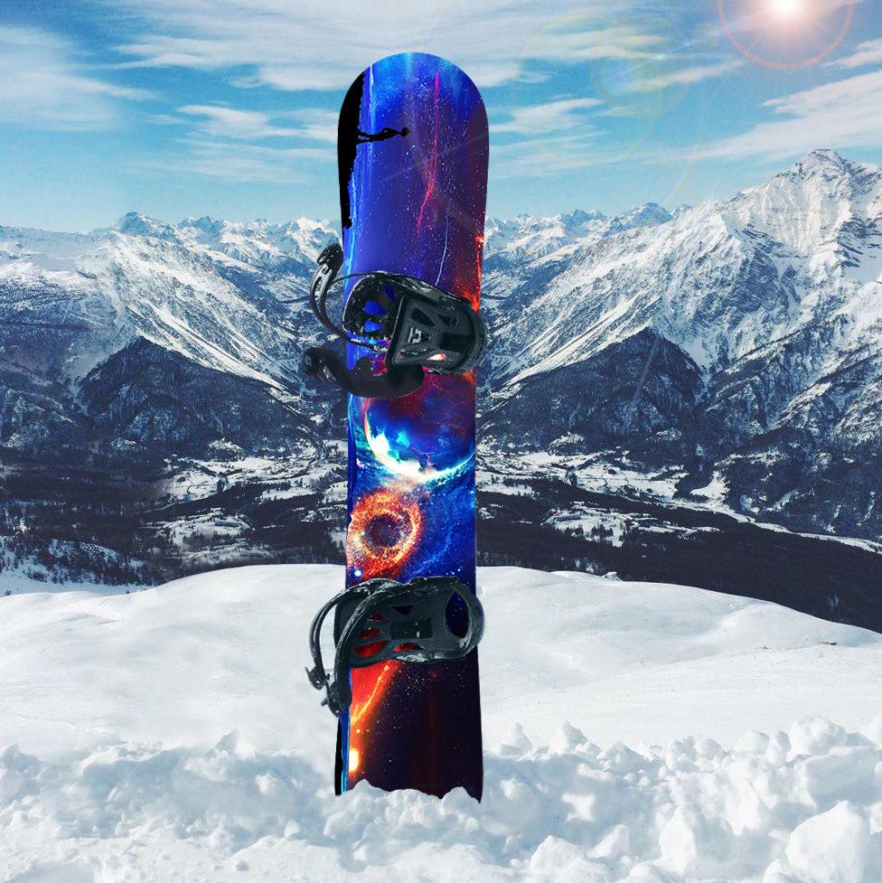 Наклейка на сноуборд Космос/Space (bord_1372)