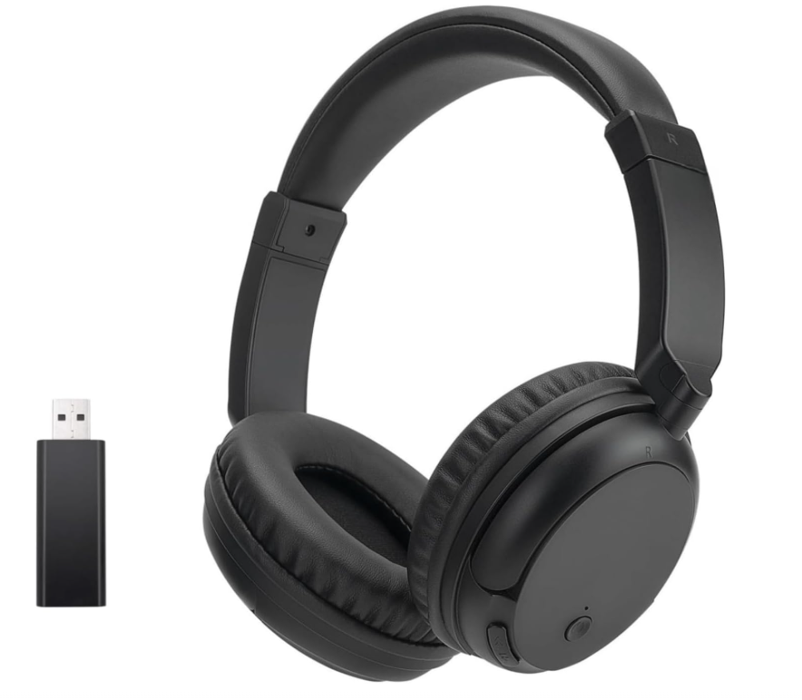 Наушники беспроводные Bluetooth с FM радио/MicroSD/накладные/Deep Bass/с микрофоном/для телефона/ПК/ТВ Черный (3027358808)