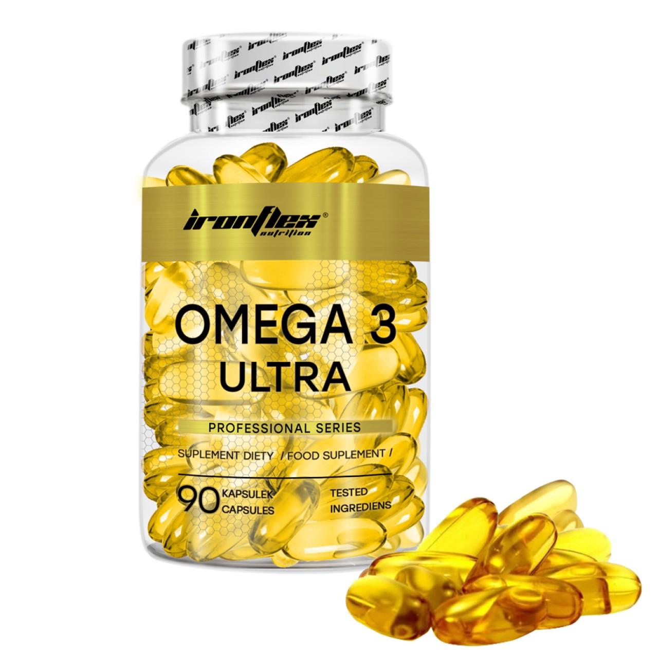 Риб'ячий жир IronFlex Omega 3 Ultra 90 капс. (22497-01)