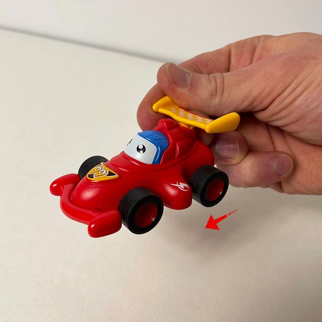 Машинки гоночні з моторчиком для хлопчиків пластикові формула 3 шт. - фото 4