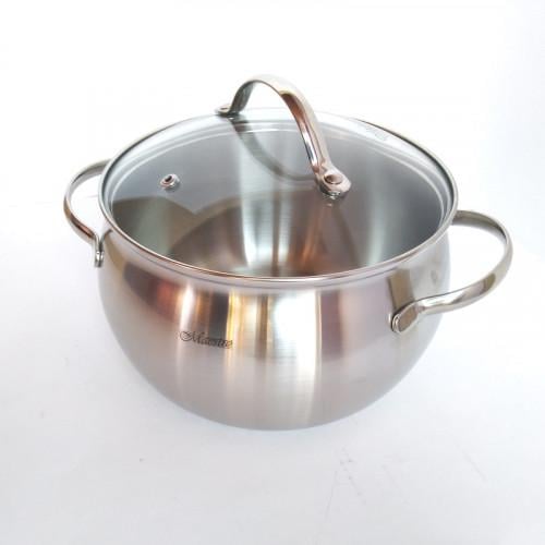 Каструля із нержавіючої сталі Maestro MR3516-18 3 л (16134) Каструля із нержавіючої сталі Maestro MR3516-18 3 л (16134)