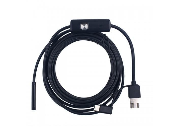 Эндоскоп Android-OTG 3в1 для смартфона 5 м (732-5)