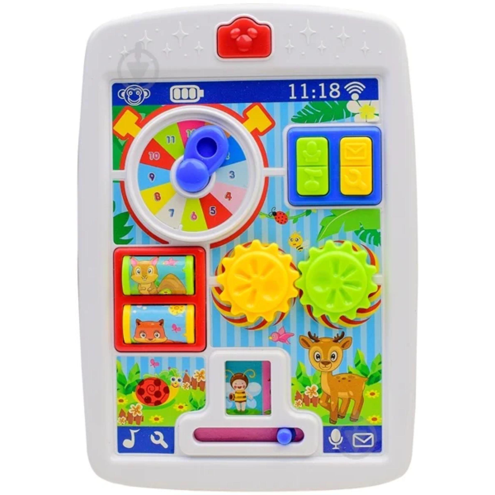 Бизи-планшет музыкальный TK Union Group с подсветкой украинская озвучка (9060)