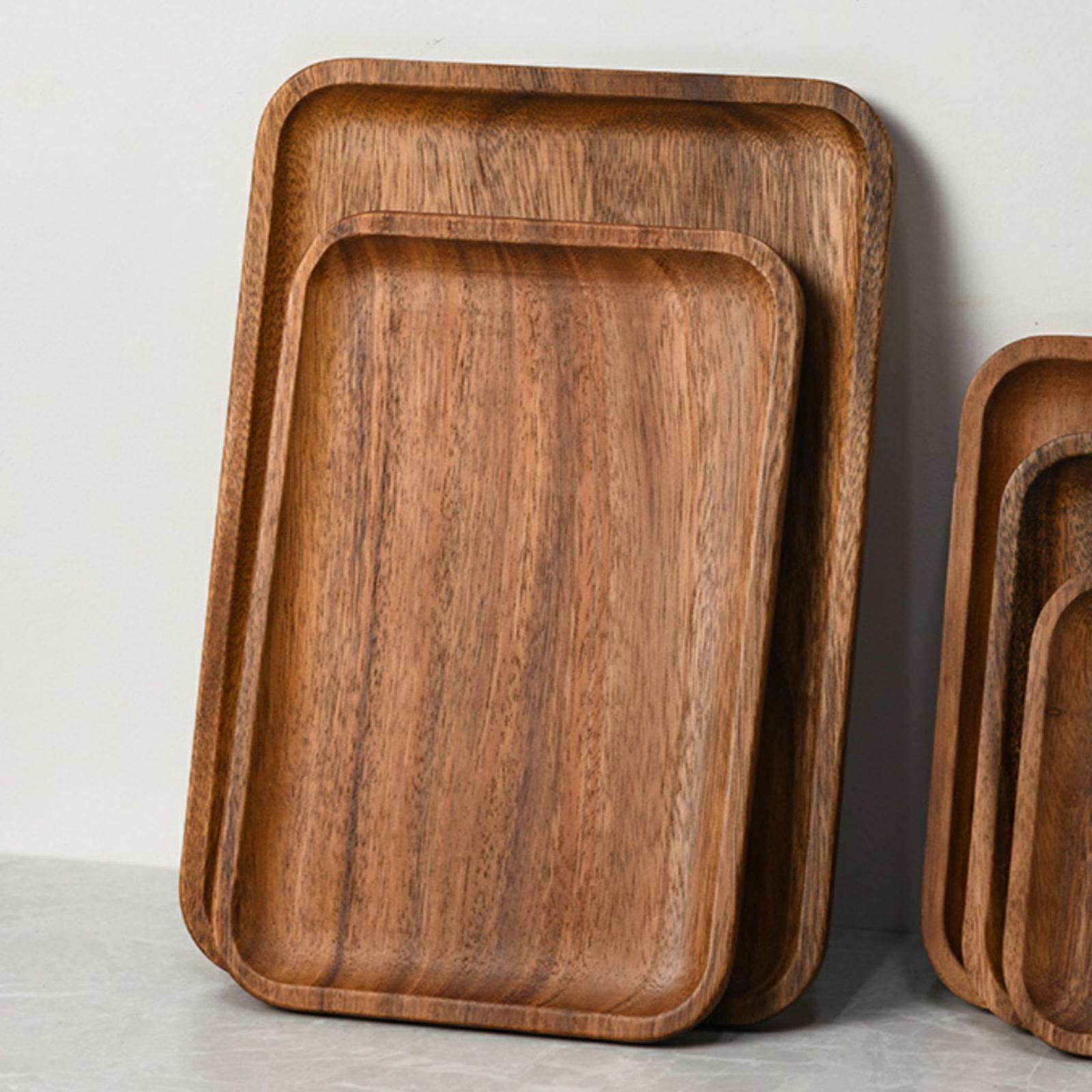 Тарілка дерев'яна прямокутна 30х20 см (WPR-3002) - фото 4 Тарілка дерев'яна прямокутна 30х20 см (WPR-3002) - фото 4