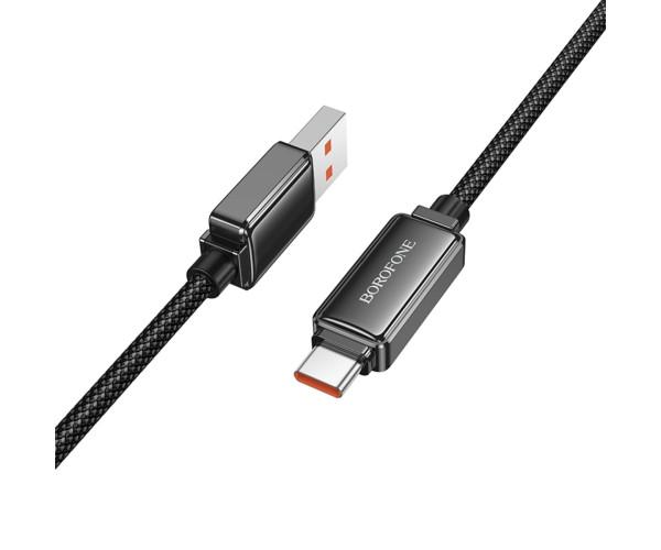 Кабель Data Borofone BU53 Meteor Type-C 5А 1,2 м Black (066941991113604) Кабель Data Borofone BU53 Meteor Type-C 5А 1,2 м Black (066941991113604)
